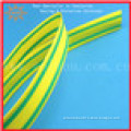 Yellow and Green Striped Heat Shrink Tubing